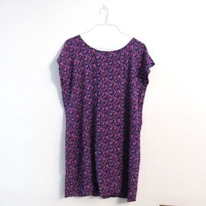 Twiggy London Purple Floral Shift Dress